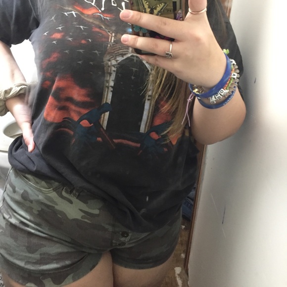 Camo lei shorts high waisted - Picture 2 of 2